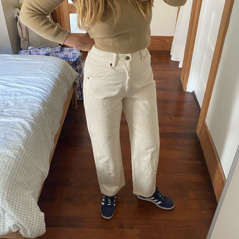 Rudy Jude Cream Utility Jean Size 1